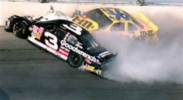 Dale Earnhardet  Sr. Car Wreck