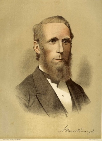 Alexander Mackenzie crosses the Rocky Mountains and the Coast Range