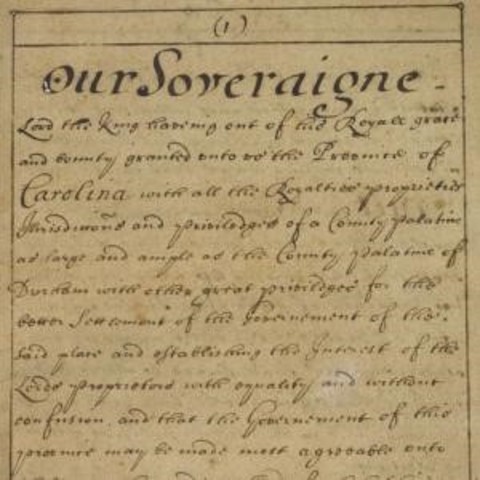 The Fundamental Constitution of Carolina