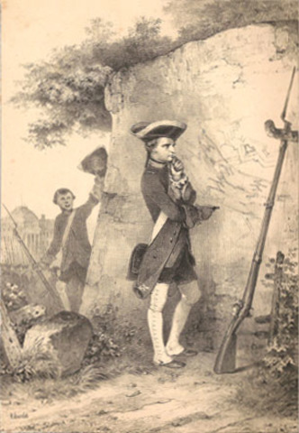 finished his military studies