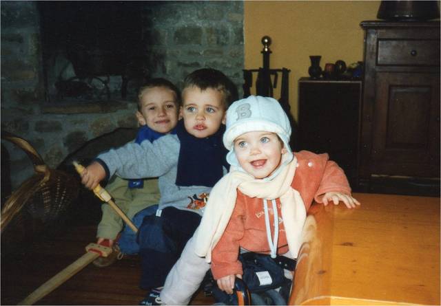 Playing with my cousins