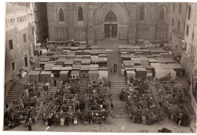 Primer cop que se celebra la Fira de Santa Llúcia