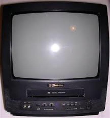 The first tv built with a vcr player