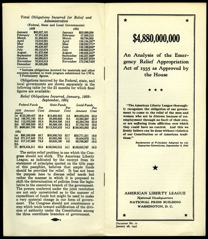 Emergency Relief Appropriation Act