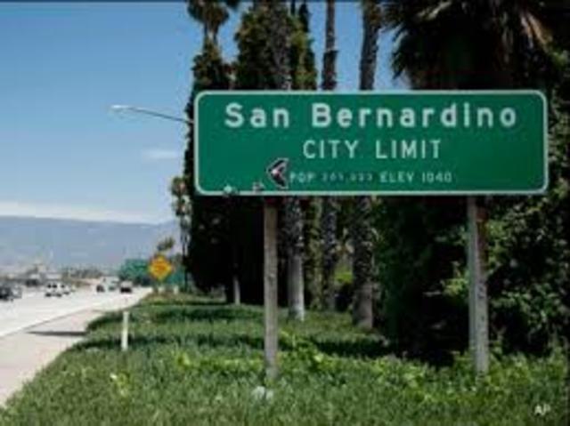 San Bernardino, fourteen people were killed and 22 injured in a terrorist attack, consisting of a mass shooting (and attempted bombing) at the Inland Regional Center in San Bernardino, California,