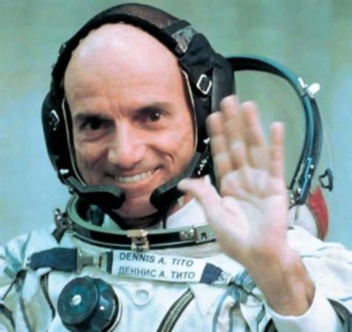 first tourist in space?