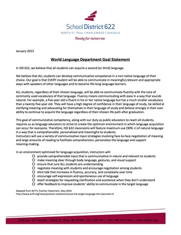 I Co-Wrote Our Pioneering District-Wide Goal Statement