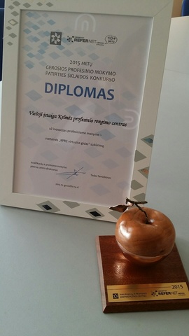 Nominacija už inovacijas profesiniame mokyme