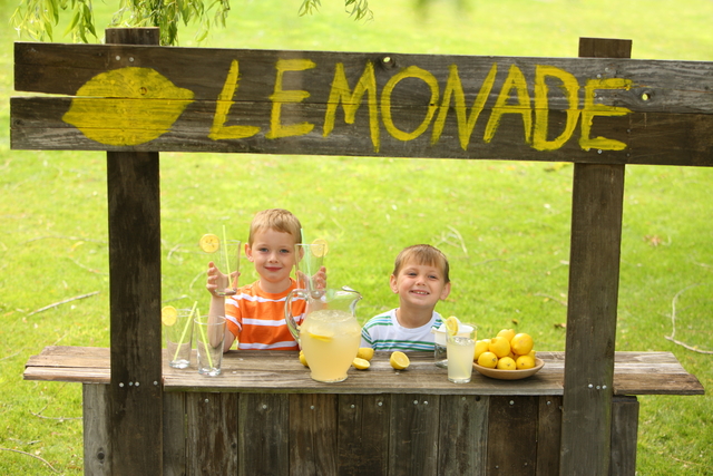 Running a lemonade stand