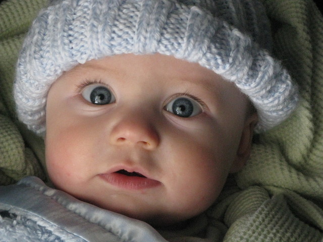 My brother Oliver was born