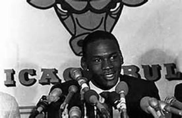 jordan was Selected by Chicago Bulls