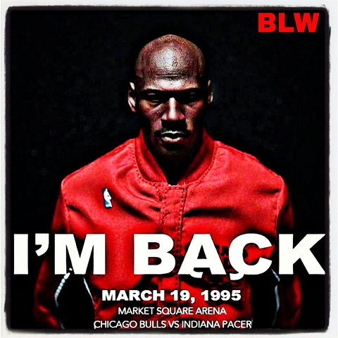 Michael Jordan Comes back to the NBA.