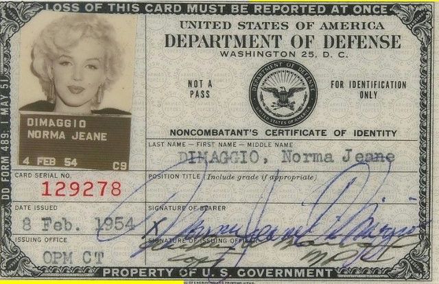 Marilyn Monroe changed her name