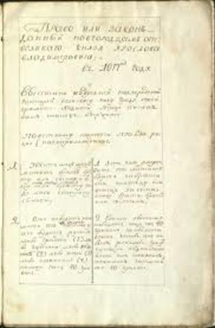 Ivan proposes a code of law as one of the reforms for his country