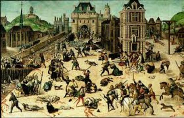 French religious wars begin