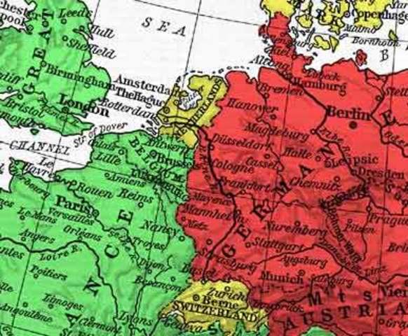 Alemania invade Bélgica. Reino Unido le declara la guerra