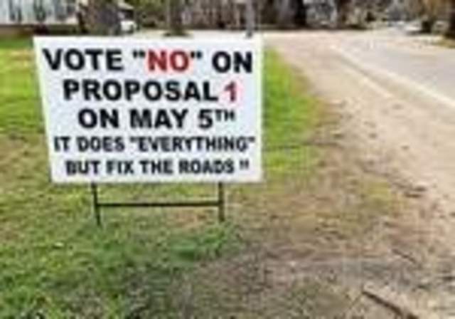 Voters reject road taxes