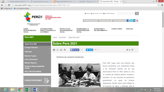 Creación Asoc. Peru 2021