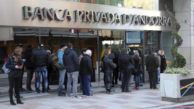 Autoridades españolas solicitan a Andorra datos de servidores de Banco Madrid