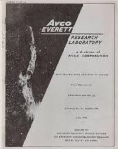 Start at AVCO Everett Reaserch Laboratory