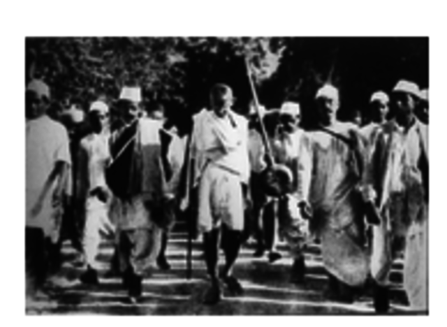 Mahatma Gandhi Embarks on the Salt Satyagraha