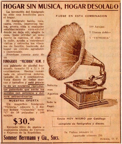 Llega EL FONÓGRAFO a México
