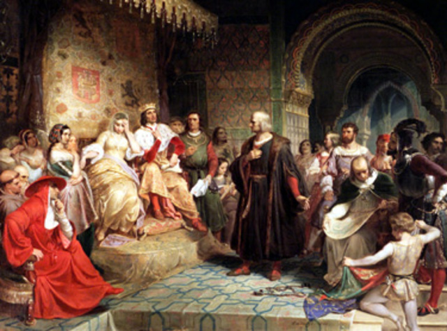Los Reyes Católicos aprueban el plan de Colón