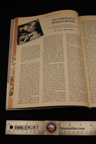 "Saturday Evening Post" Article Increases A.A. Membership