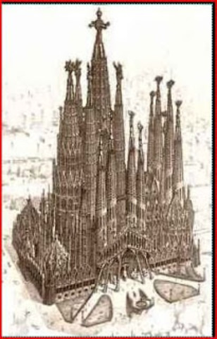 Catedral de la Sagrada Familia. Barcelona.