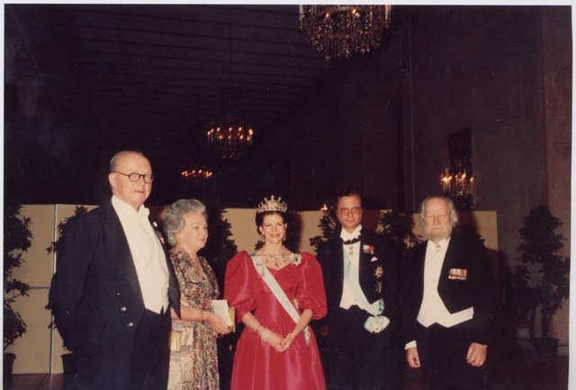 Knighted by the Queen