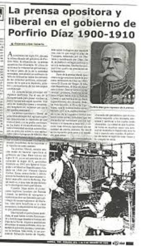 Periodismo en el Porfiriato