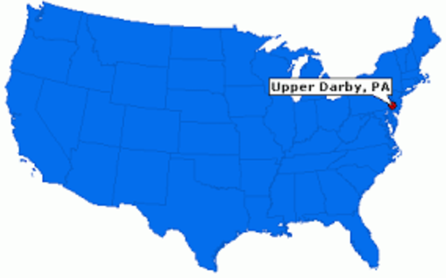 Born in Upper Darby, PA