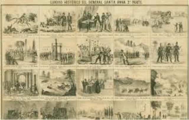 Cuadro Histórico del General Santa Anna