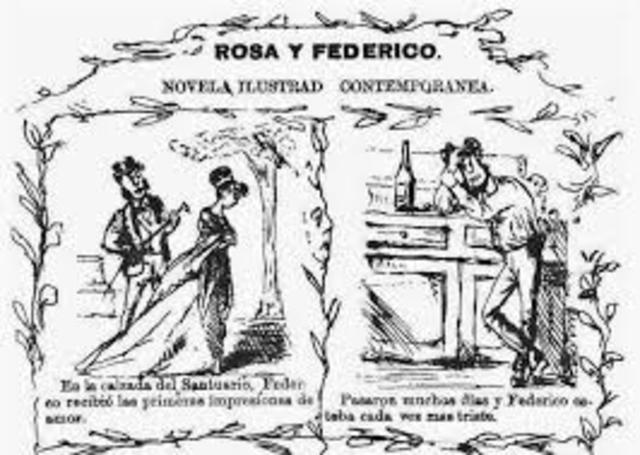 Rosa y Federico, primera historieta publicada e México