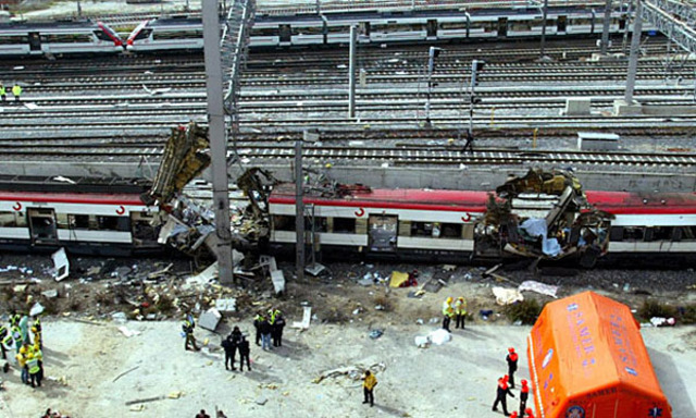 Atentado terrorista en trenes de España