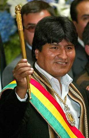 Primer presidente indígena en Bolívia
