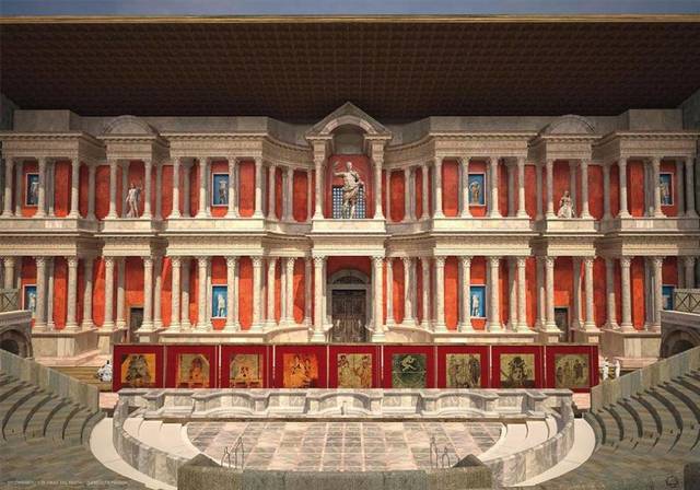 Última restauración del Teatro romano de Mérida