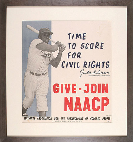 Jackie Robinson joins the NAACP