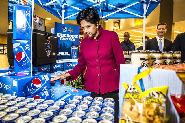 Indra changes DIet Pepsi formula to make it healthier.