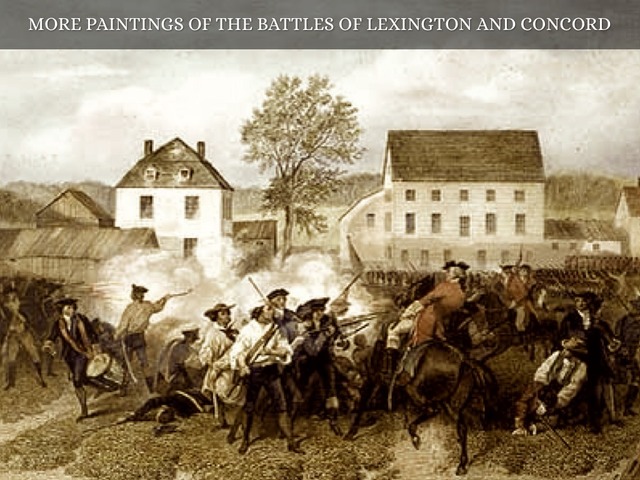 Battles of Lexington and Concord.