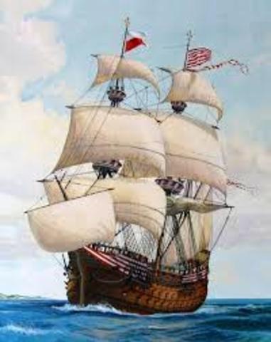 Amadas and Barlowe Leave Plymouth