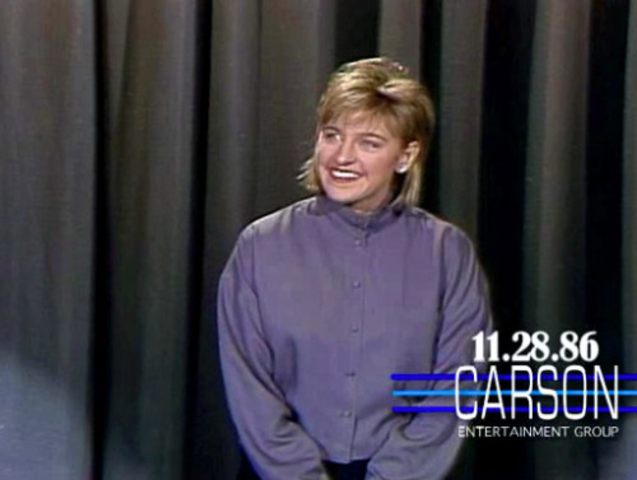Ellen Appears on a Televison Program