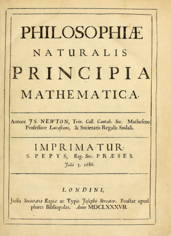 Publication of "Principia"