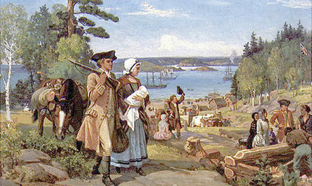 Arrival of the Loyalist in Canada