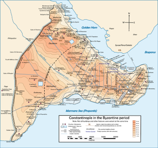 Los turcos ocupan Constantinopla