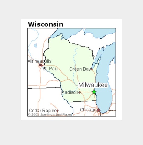 Golda Meir emigrated to Milwaukee, Wisconsin