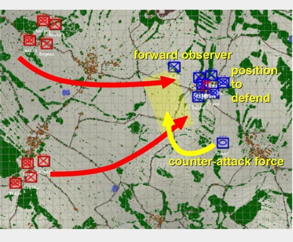 Golda launched a counterattack and regained most of lost territory