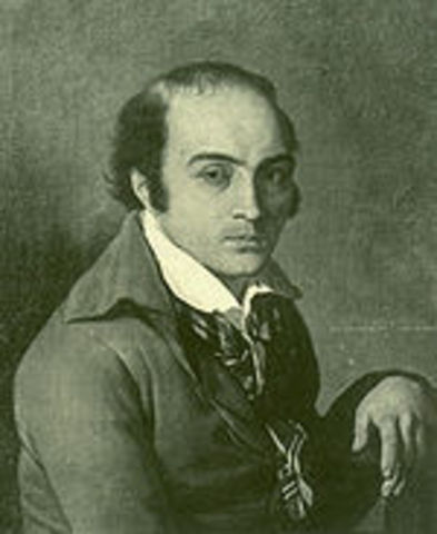André Chenier, poet, guillotined for conspiring against the Revolution.