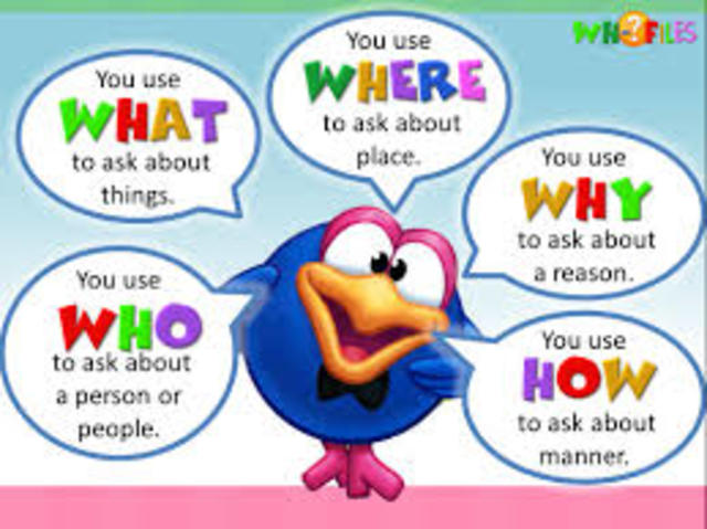 Genie understands "W" questions but cannot produce her own.