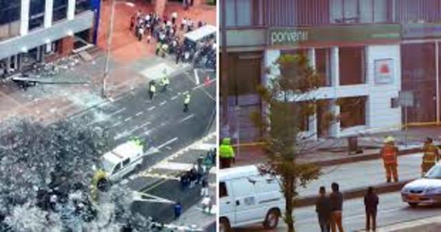 Atentado terrorista en el centro de Bogotá
